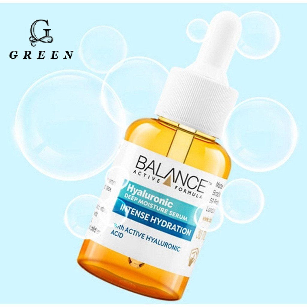 Serum cấp nước dưỡng ẩm Balance Active Formula Hyaluronic Deep Moisturizing 30ml Green Store G21