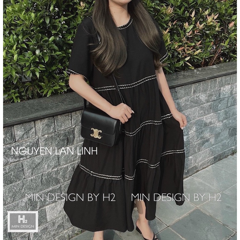 Váy maxi nữ dáng xoè cao cấp