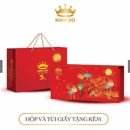 Bánh Trung Thu Kinh Đô - Dòng Bánh Nướng Truyền Thống 150g. 0 Trứng Hoặc 1 Trứng