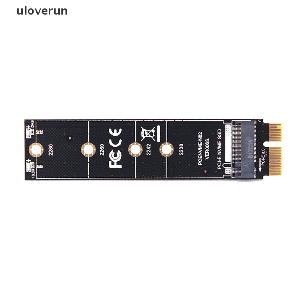 Bộ Chuyển Đổi uloverun Pcie Sang M2 Ssd M2 Pcie X1 Raiser Pci-E Pci Express M Chất Lượng Cao