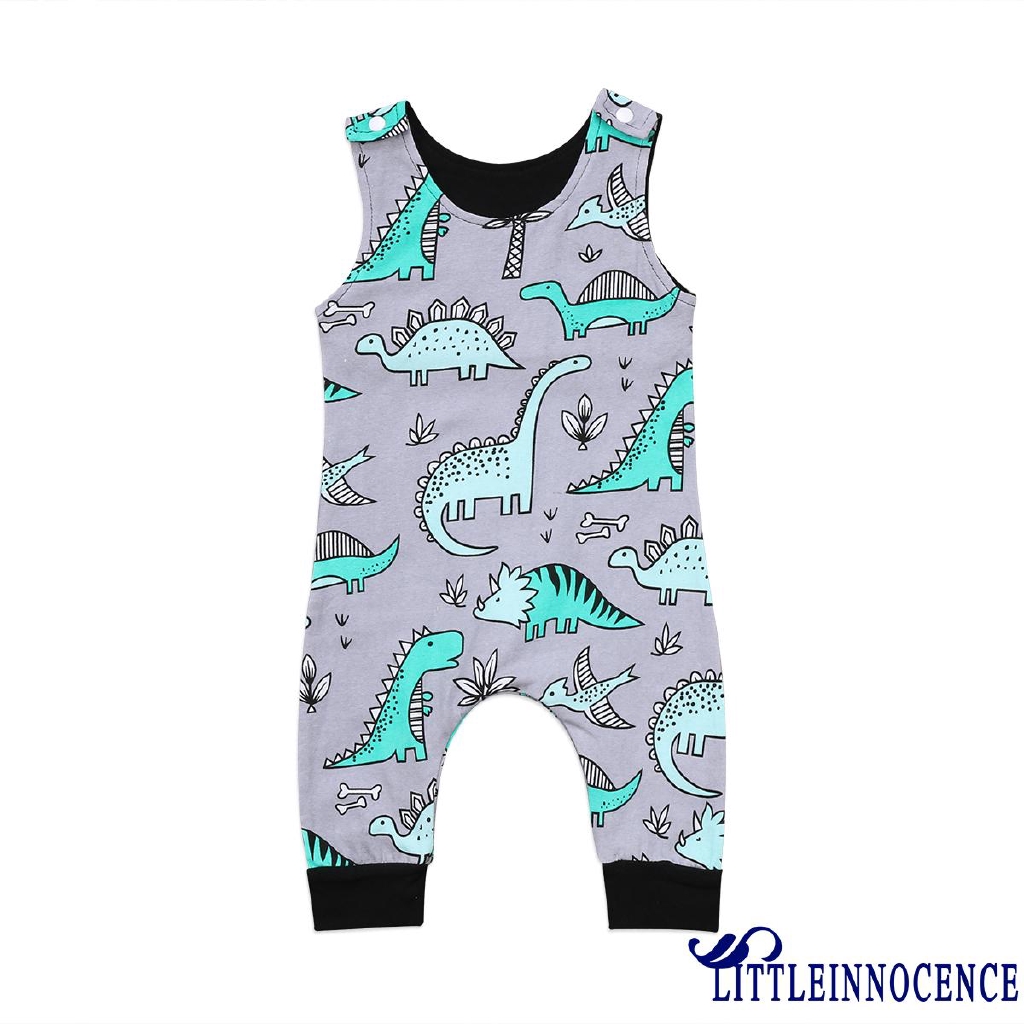 ❤XZQ-Dinosaur Kids Newborn Baby Boy Infant Print Romper Jumpsuit Bodysuit Outfits
