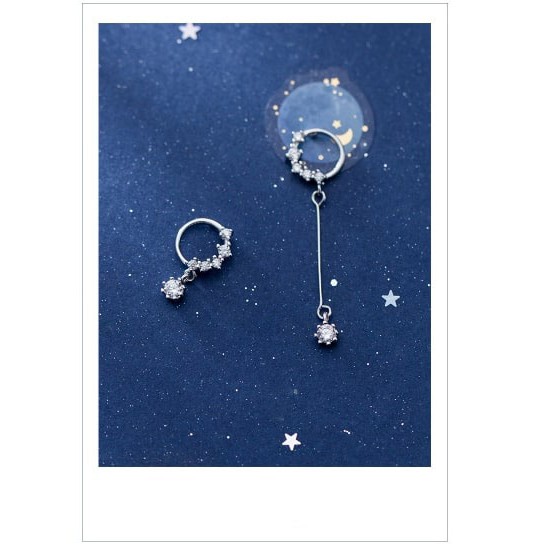 Khuyên tai bạc Ý s925 E9680 - AROCH Jewelry