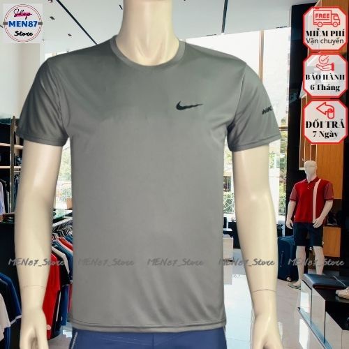 Áo Thể Thao Nam Cộc Tay NK Áo thun lạnh cổ tròn, phong cách, mạnh mẽ và năng động - MEN87_Store