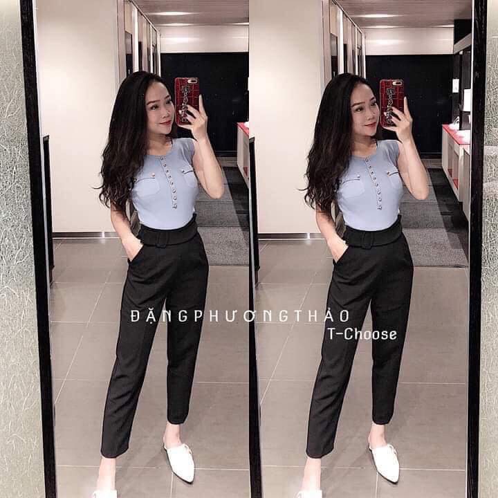 Quần baggy khuy vuông SLA0403 | BigBuy360 - bigbuy360.vn