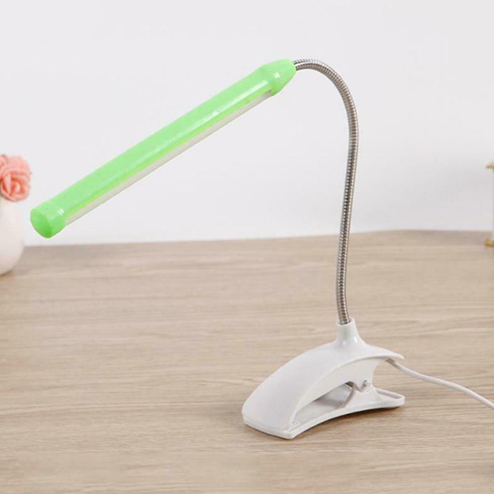 Clip On Flexible Desk Light Bebside Reading Lamp Table Study Touch USB Book LED M8X3