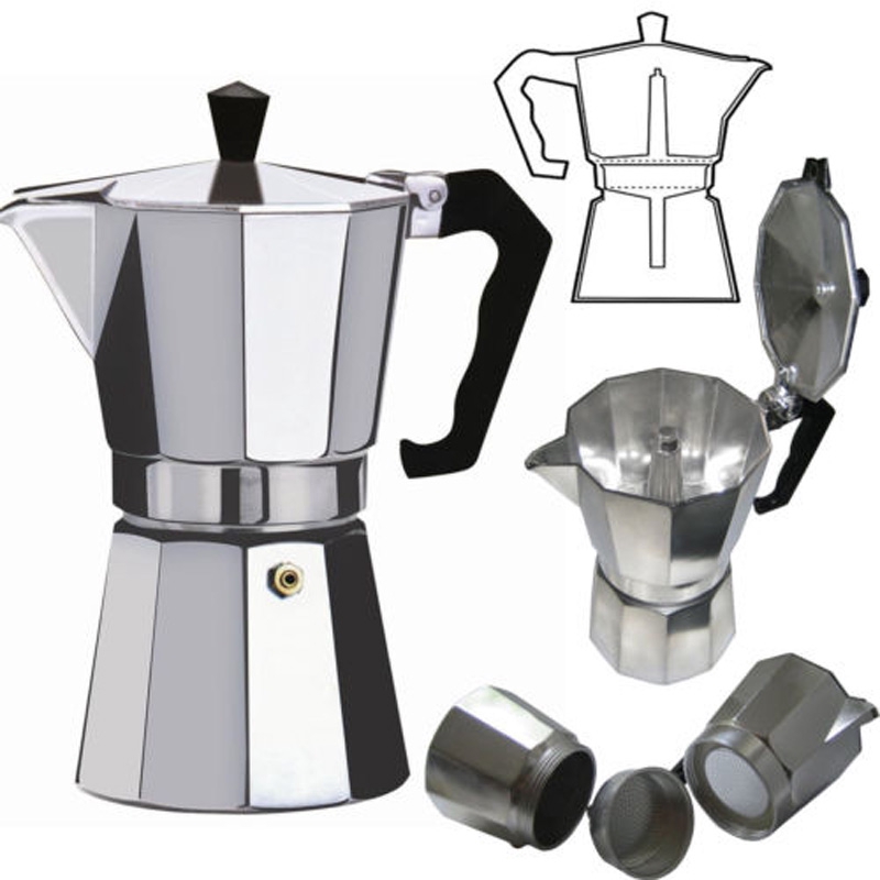 Máy hỗ trợ pha cà phê chất liệu kim loại