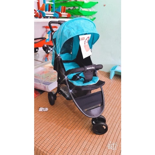 (Tặng kèm đệm xe và màn chống muỗi) Xe Đẩy Trẻ Em cao cấp SeeBaby Q5 (T03) phiên bản nâng cấp 2020