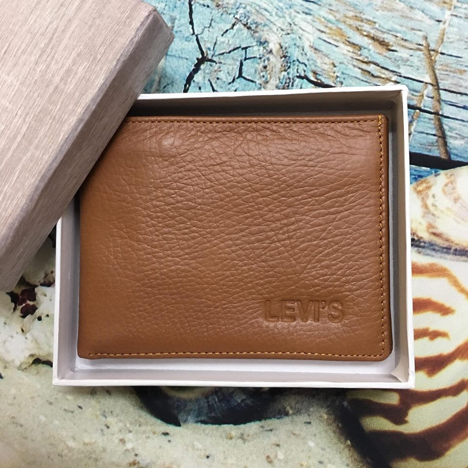 Ví Ngang Nam Da Bò Hiệu LEVI'S - LV1