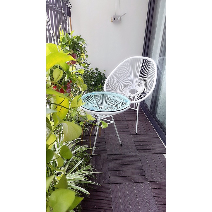GHẾ VĂNG BAN CÔNG- ghế decor