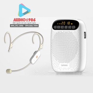 Máy trợ giảng không dây loa Lenovo / Lenovo A86 với tai nghe mini màu da người