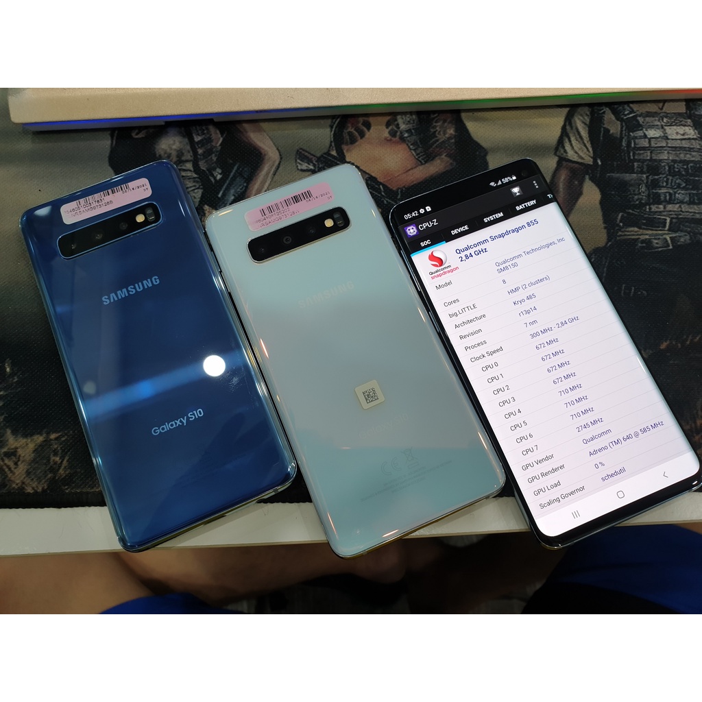 Điện Thoại SamSung Galaxy S10 Bản Mỹ 8/128GB || Chip Qualcomm Snap855 Mạnh mẽ || Máy chuẩn zin đẹp || Tại PlayMobile