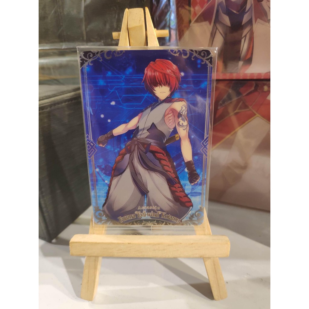 Thẻ bài bánh xốp Fate Grand Order FGO Fuuma Kotarou N - Tặng bọc bài nhựa bảo quản