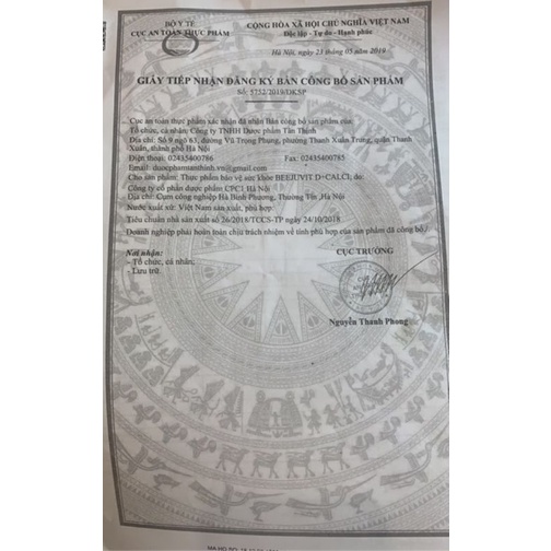 Ăn ngon Beejuvit hộp 20 ống