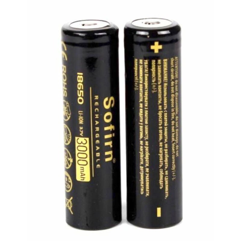 pin sofirn 18650 3,7v 3000mah