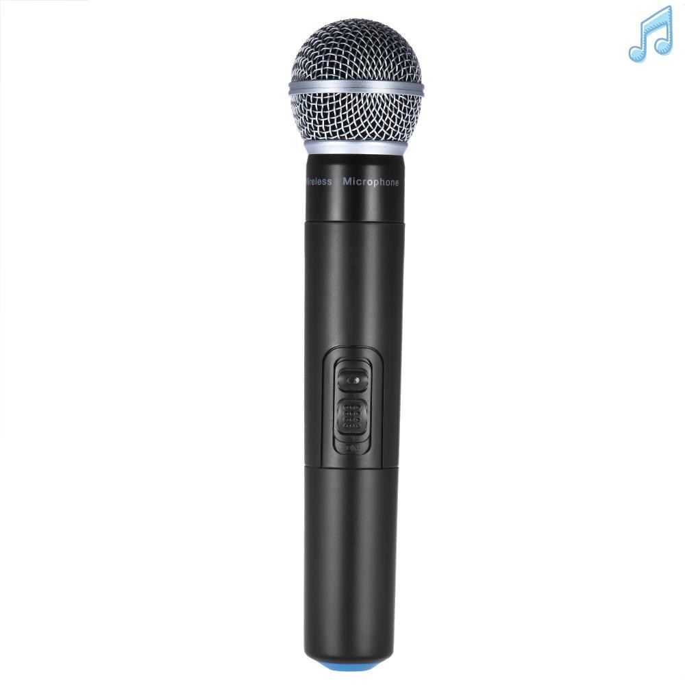 Đầu karaoke cáp 6.35mm 2 mic không dây UHF chất lượng