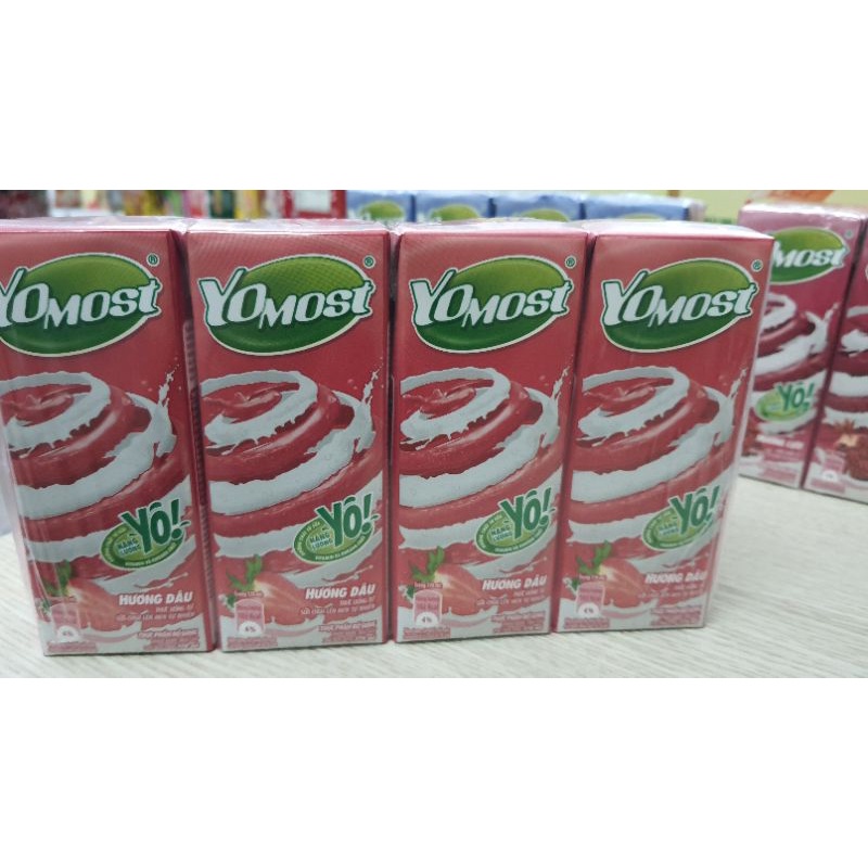 Lốc 4 Hộp Sữa chua uống YoMost 170ml (Đủ Vị)