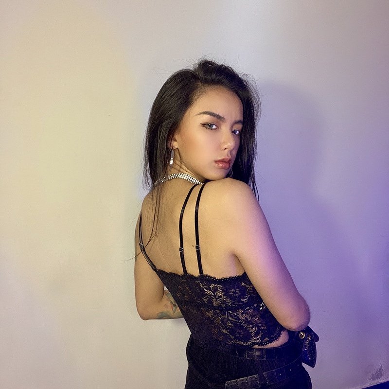 Áo bra ren hoa Eba Bra 4 khuy cài trước sexy quyến rũ mút có thể tháo rời - 9965