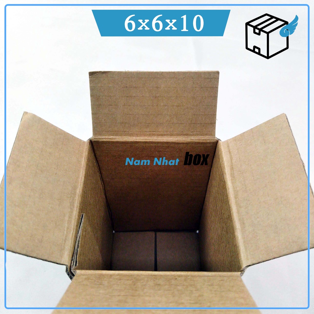 Hộp đóng hàng carton 6x6x10cm, hộp gói hàng nhỏ - NamNhat Box
