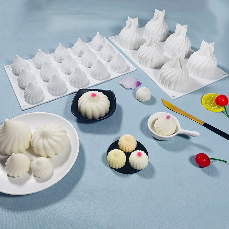 Khuôn silicone 6/15 Lỗ Tạo Hình Cho Bánh Kem/Xà Phòng