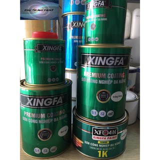 Sơn công nghiệp đa năng 2 thành phần XINGFA - sơn sắt mạ kẽm 2 thành phần ( Bộ/1kg)