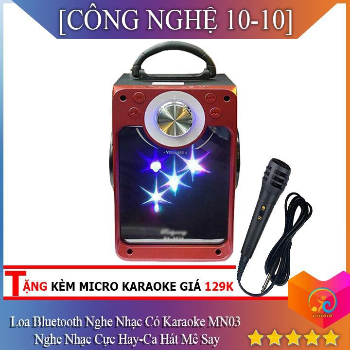 LOA BLUTOOTH KARAOKE GỖ MP03 SIÊU ĐẸP 15W