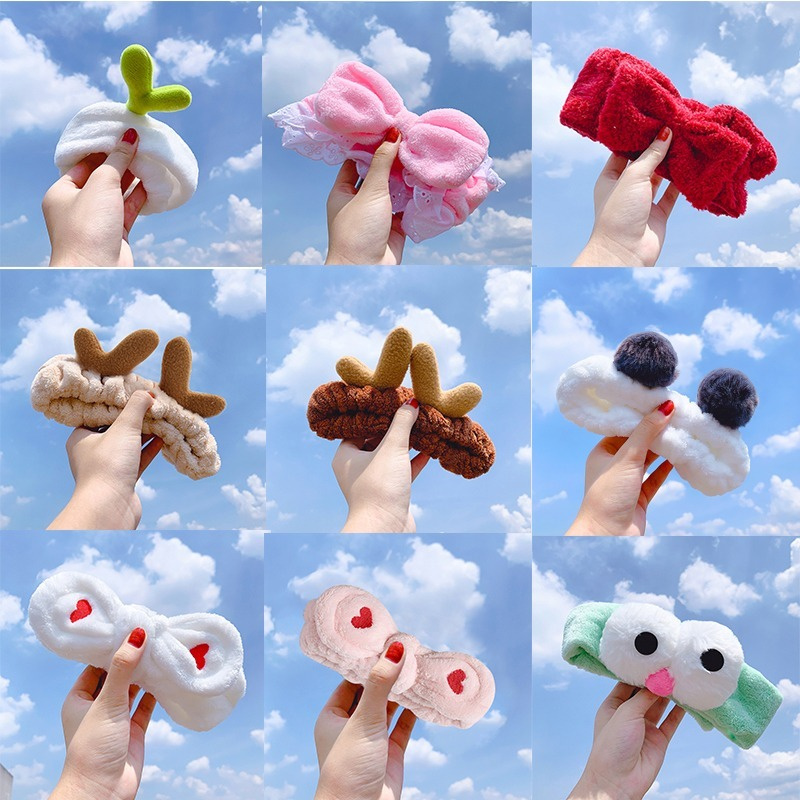 Băng đô thiết kế hoạt hình thoải mái dễ thương cho nam nữ