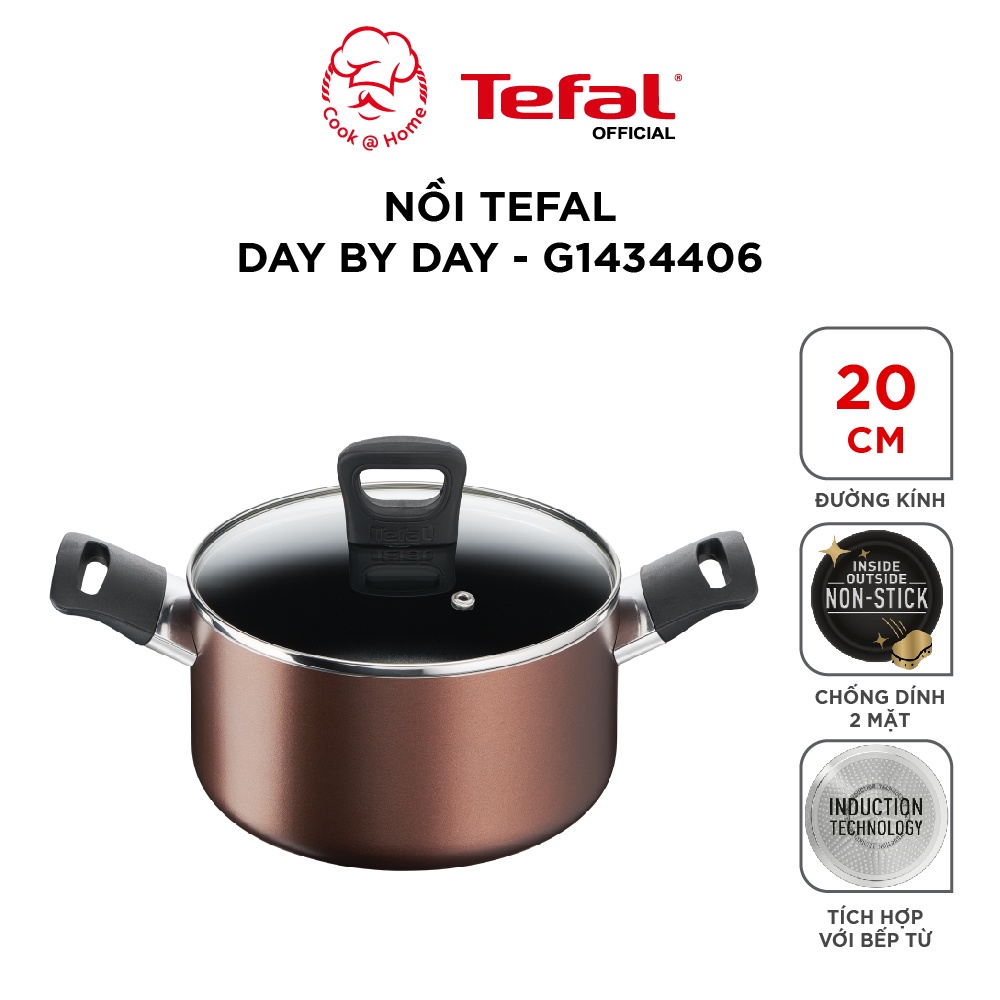 Nồi chống dính Tefal Day By Day 20cm G1434406