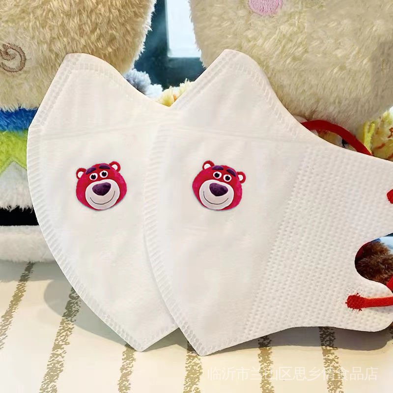 Set 10 Khẩu Trang 3D Dùng Một Lần Chống Bụi In Họa Tiết Ba Chiều Dễ Thương Cho Bé