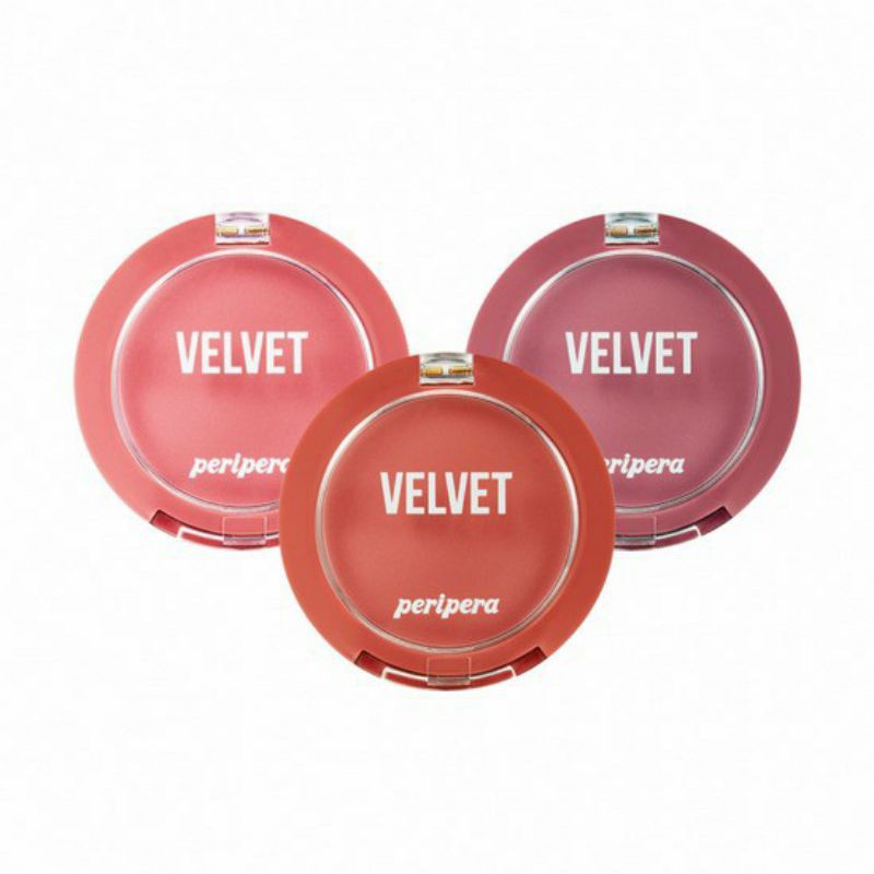 Phấn Má Hồng Peripera Pure Blushed Velvet Cheek Pink Moment