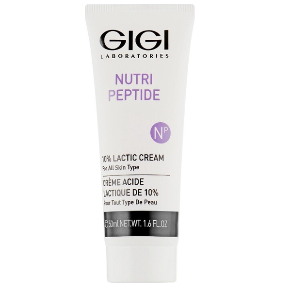 GIGI Nutri Peptide Lactic Cream 10% Kem Dưỡng Tẩy Da Chết, Làm Sáng Da Mờ Thâm
