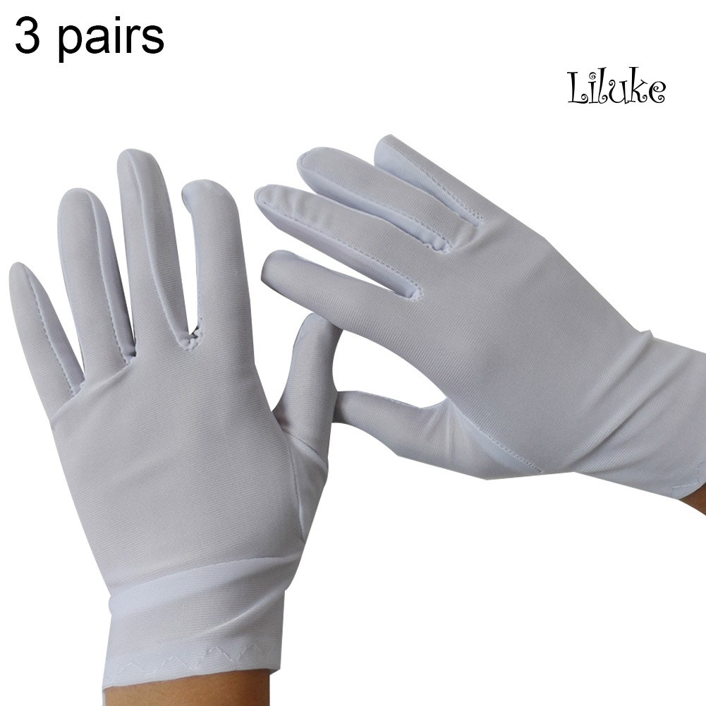 Set 3 Đôi Găng Tay Làm Việc Chống Trượt Co Giãn Hình Lá Cờ