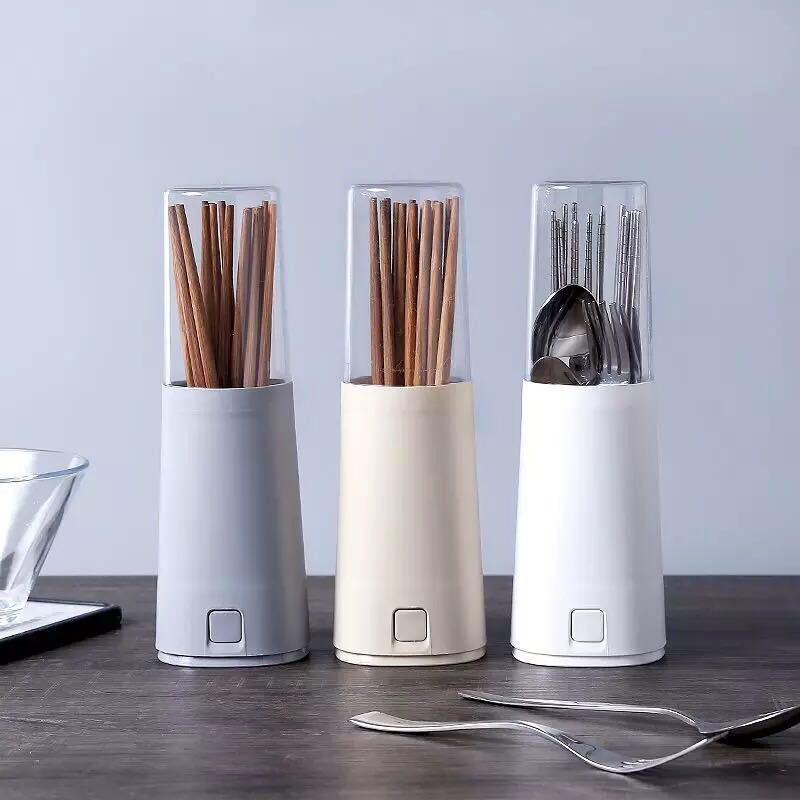 Hộp Đựng Đũa Có Nắp Đậy Chống Bụi Phong Cách Nhật Bản