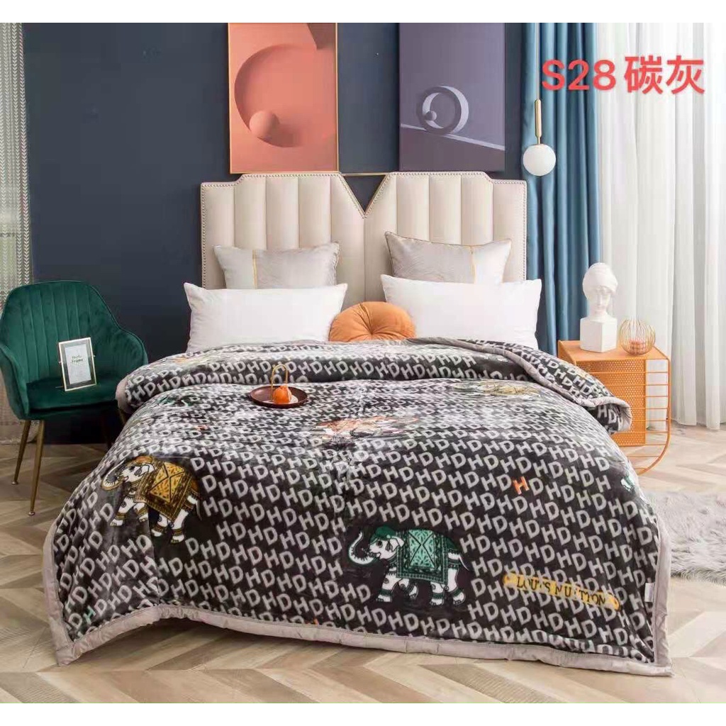 CHĂN LÔNG THỎ LOẠI DẦY ĐẸP SIÊU MỀM MỊN 3KG