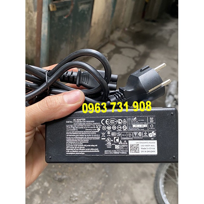 Sạc laptop Dell 90w 19.5V-4.62A bản gốc bóc máy