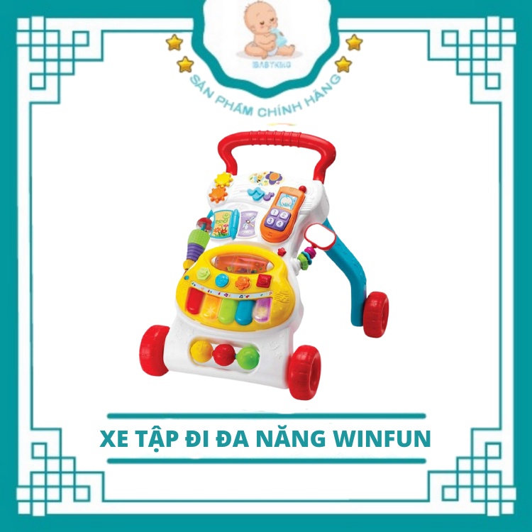 SIÊU SALE !!! Xe tập đi đa năng có bàn nhạc Winfun 0804 chính hãng