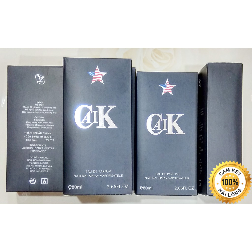 (ĐenTrắng) CaiK _ Nước Hoa Nam Chính Hãng 80 ML | BigBuy360 - bigbuy360.vn