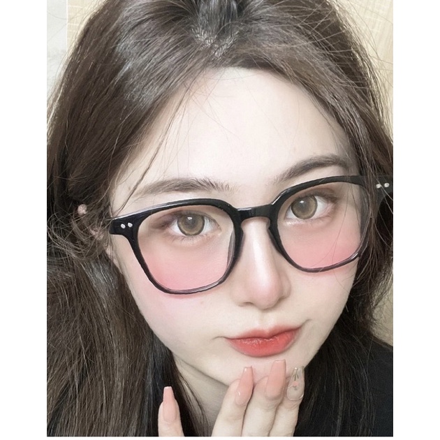 Kính mắt má hồng 2 chấm ngang