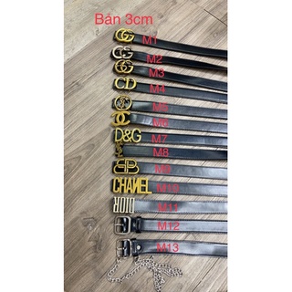 Dây lưng nhiều mẫu bản 3cm