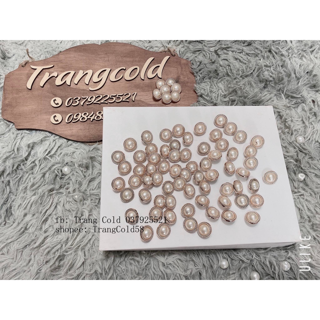 Set 6c Cúc áo ngọc size 1,8cm