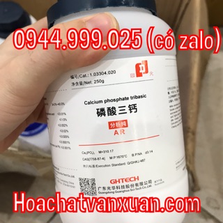 Hóa chất Calcium phosphate CAS 7758-87-4 Ca3(PO4)2 Ca3O8P2 canxi photphat lọ 250g