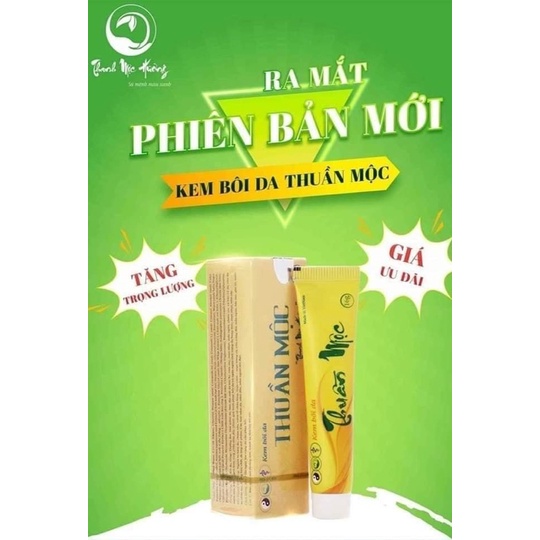 Combo 5 Tuýp #Kem_Bôi_Da_Thuần_Mộc_Thanh_Mộc_Hương 16g Chính Hãng