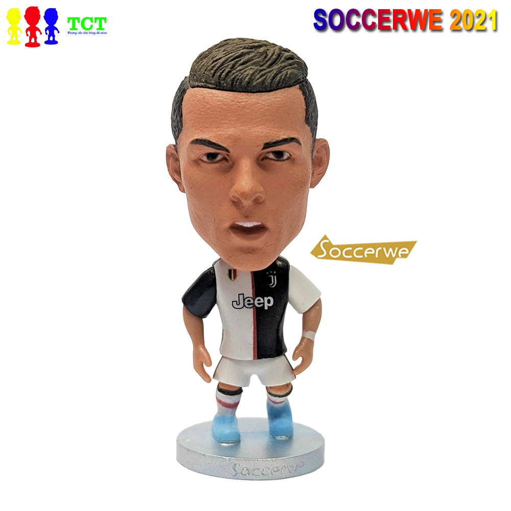 Tượng cầu thủ bóng đá Cristian ronaldo (CR7) Clb Juventus Version 2019-2020