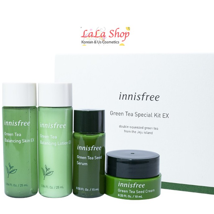 Bộ Dưỡng Da Trà Xanh Innisfree Green Tea Speacial Kit Ex