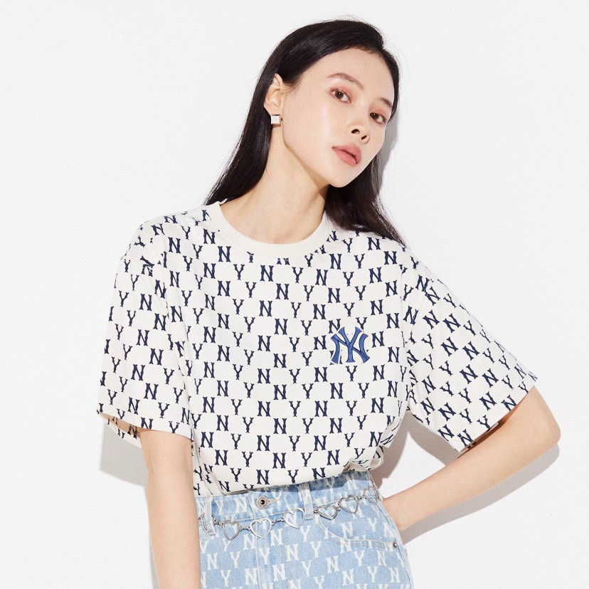 Áo Phông Nam Nữ MLB NY Hàng Xuất Dư Màu Sang Chảnh Đầy Đủ Tem Mác Siêu Đẹp