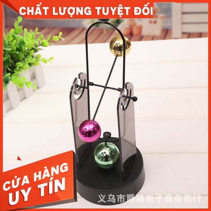 Con lắc Newton dao động vĩnh viễn  phiên bản Quả Cầu K503, đồ chơ trang trí để bàn làm việc XẢ STRESS hiệu quả.