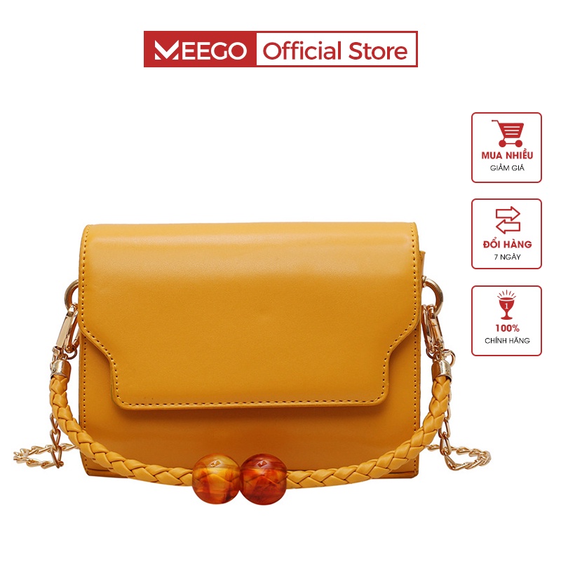 Túi Đeo Chéo Nữ Kiểu Dáng Quai Tết Độc Đáo MEEGO G218