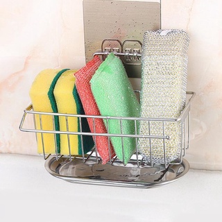 Giỏ đựng miếng rửa bát inox dán tường