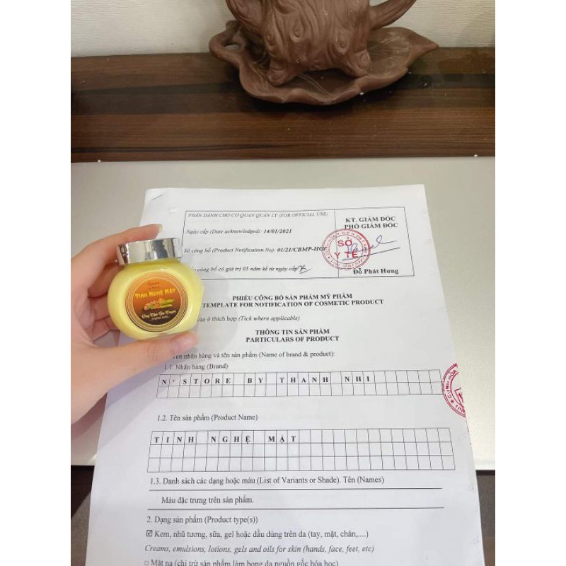 Tinh nghệ mật N store Thanh Nhi _50g[ mặt nạ dưỡng da]