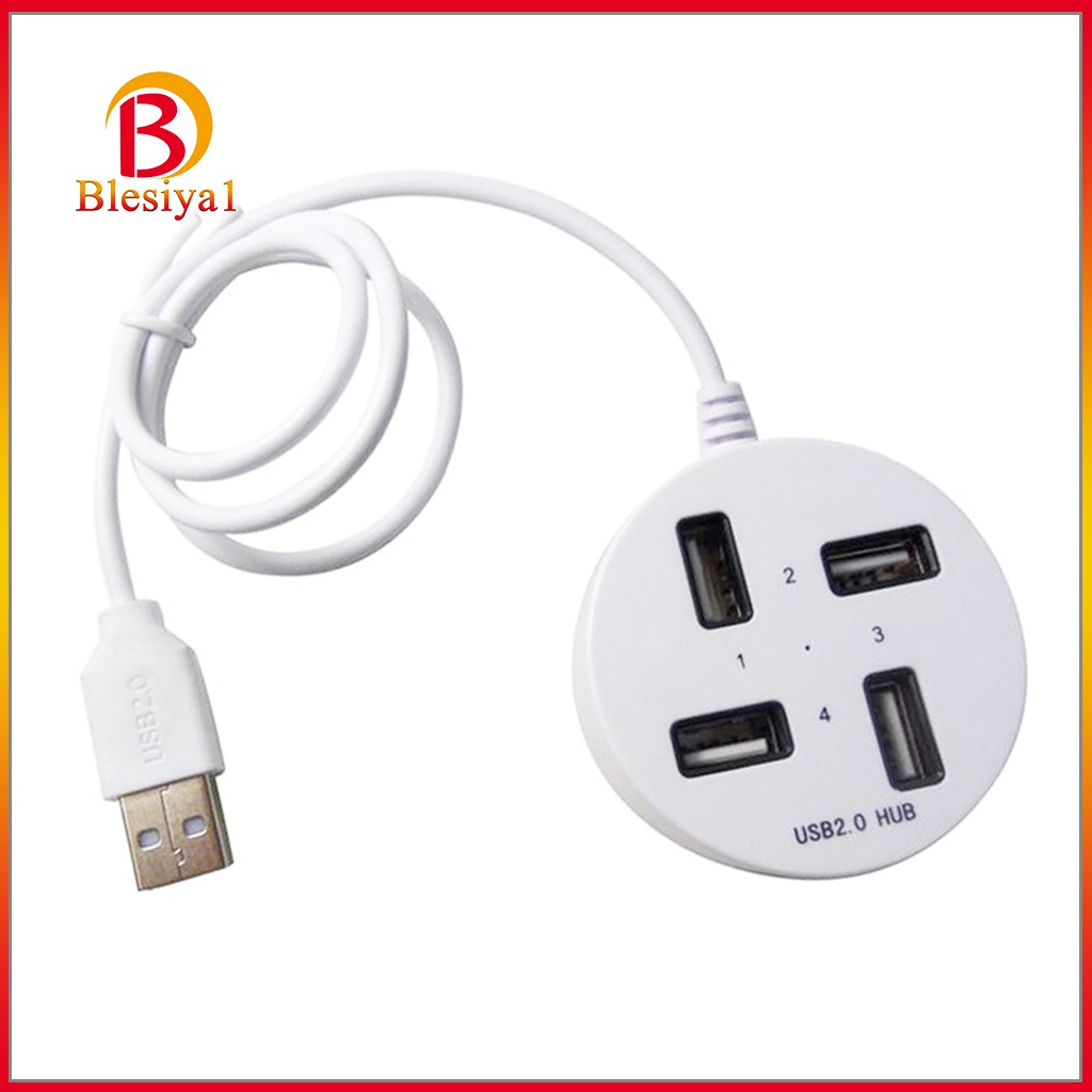 Hub Chia 4 Cổng Usb 2.0 Tốc Độ Cao Cho Pc / Laptop