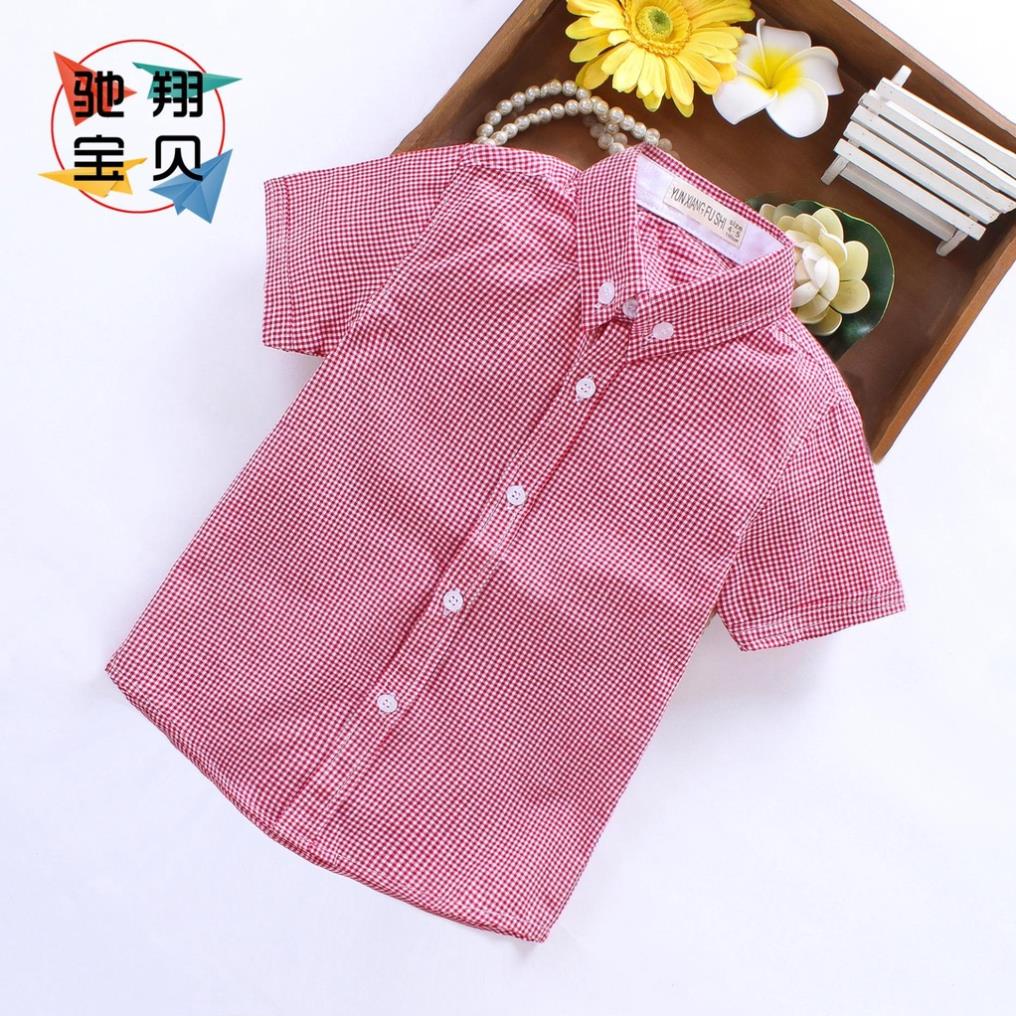 Áo sơ mi bé trai size đại  ☑️ Quần áo bé trai 7 tuổi 30kg 35kg 40kg